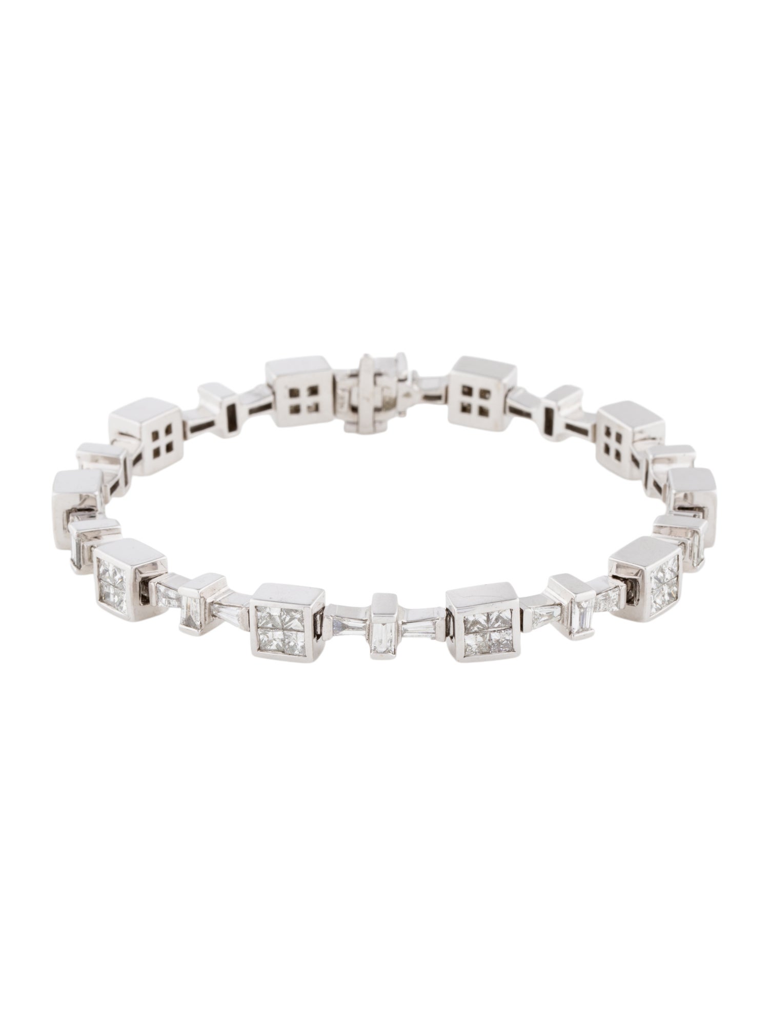 Bracelet 14K 6.90ctw Diamond Link Bracelet