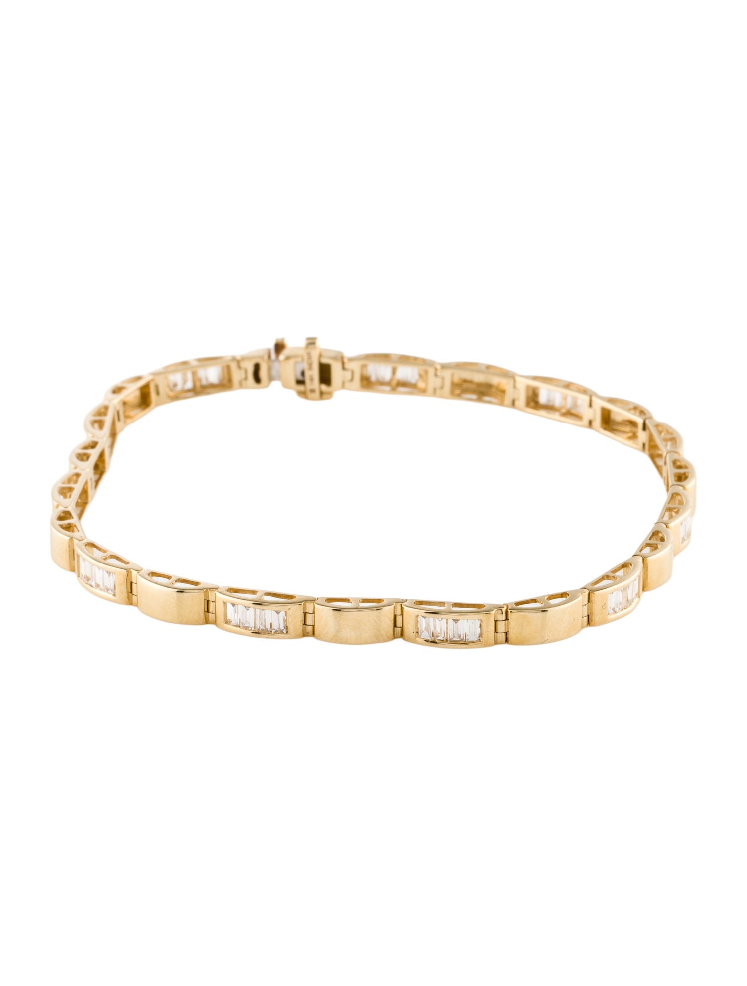 Bracelet 14K 1.25ctw Lab-Grown Diamond LInk Bracelet