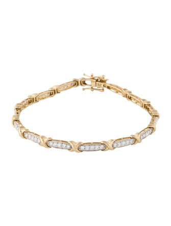 Bracelet 14K 2.00ctw Lab-Grown Diamond Link Bracelet