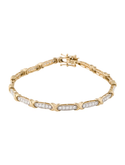 Bracelet 14K 2.00ctw Lab-Grown Diamond Link Bracelet