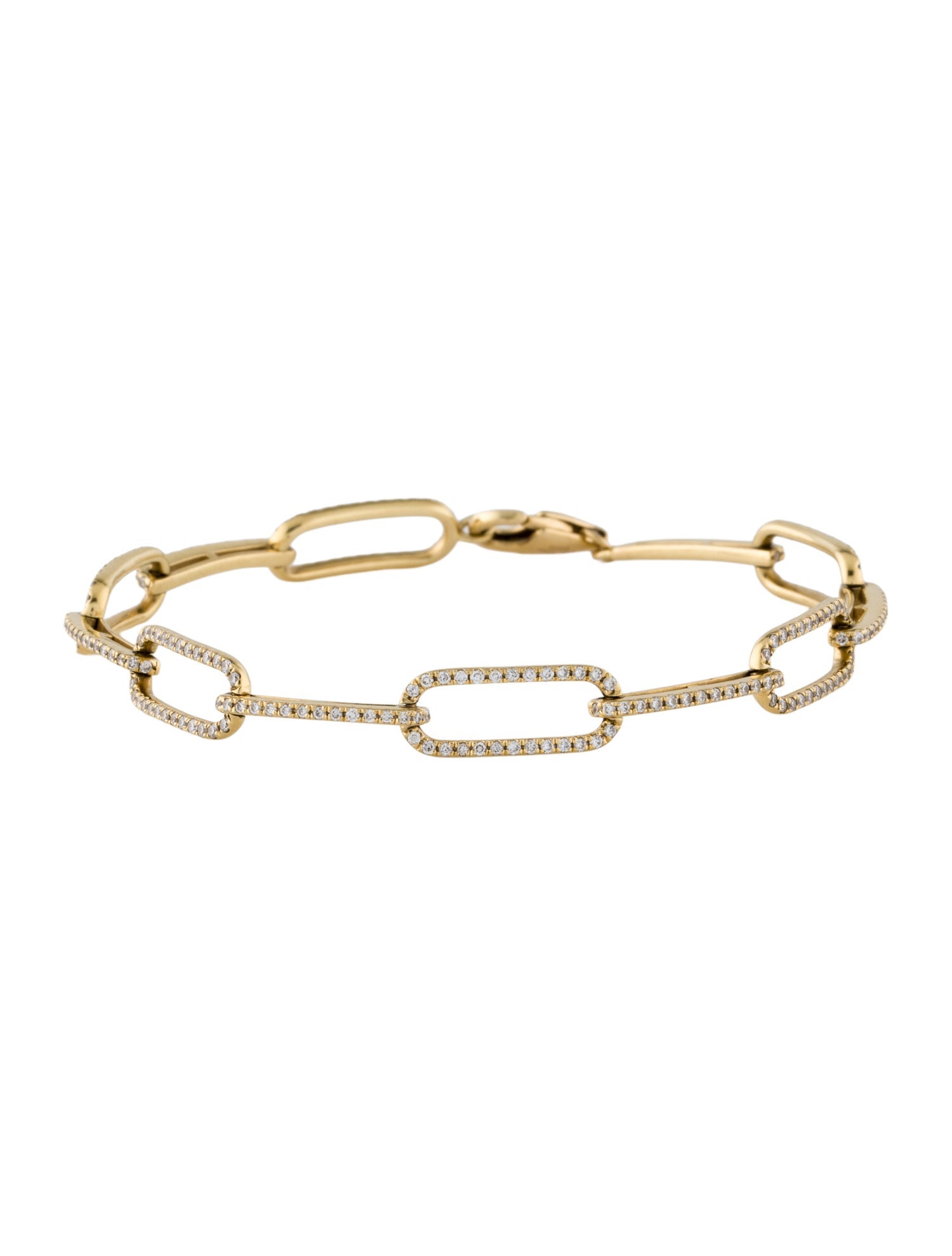 Bracelet 18K 1.05ctw Diamond Link Bracelet