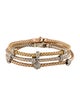 Bracelet 18K Diamond Braided Set of 3 Bangles