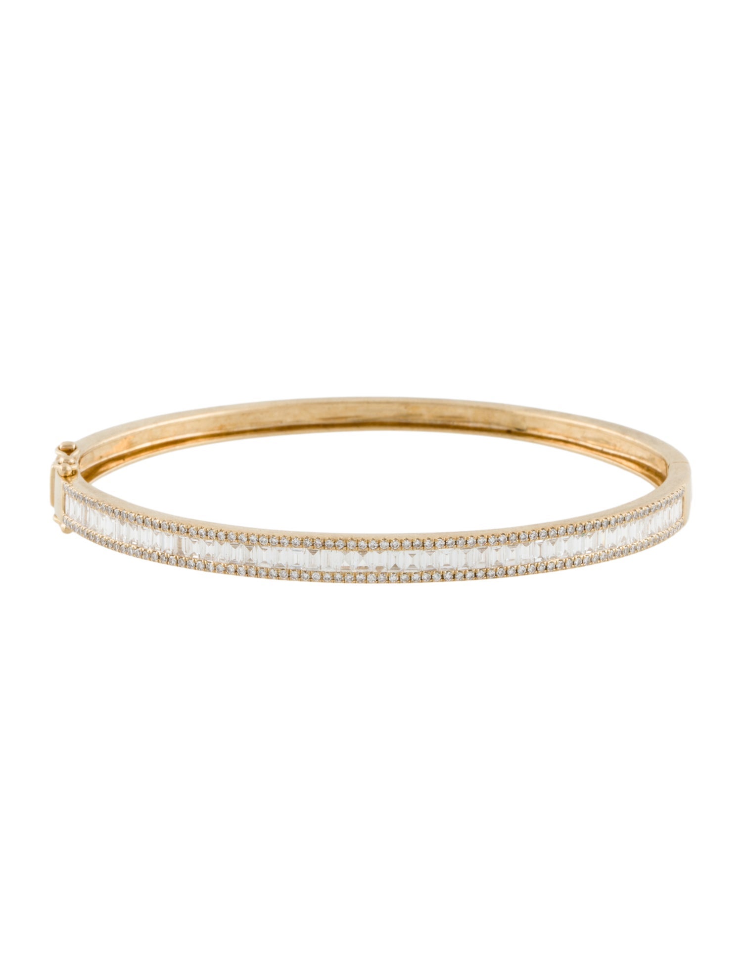 Bracelet 14K 1.73ctw Diamond Hinged Bracelet
