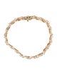 Bracelet 10K 2.07ctw Diamond Two Tone Line Bracelet