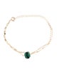 Bracelet 14K Emerald Station Bracelet