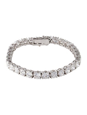 Bracelet 14K 21.00ctw Lab-Grown Diamond Tennis Bracelet
