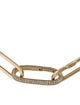 Bracelet 14K Diamond Paperclip Link Bracelet