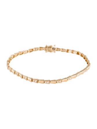Bracelet 14K Diamond Link Bracelet