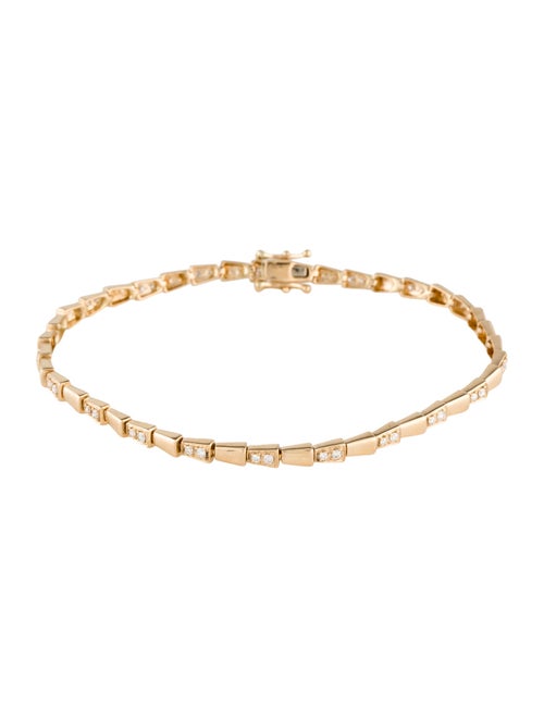 Bracelet 14K Diamond Link Bracelet
