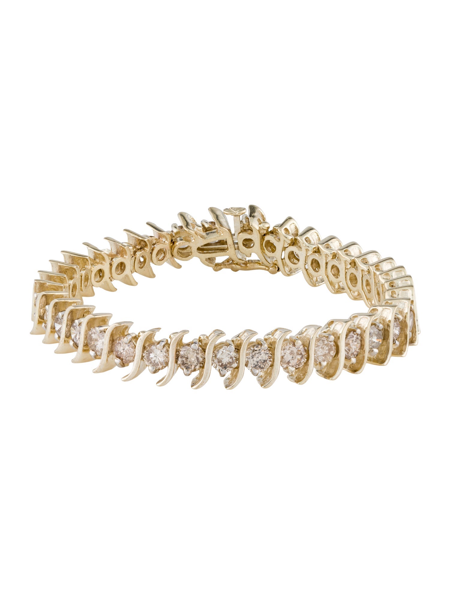 Bracelet 14K 7.35ctw Diamond Link Bracelet