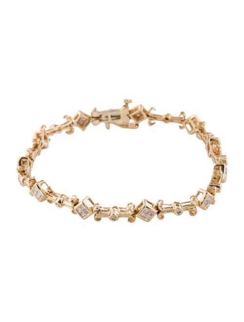 Bracelet 14K Diamond Link Bracelet