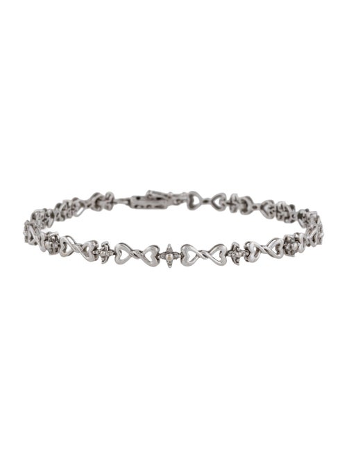 Bracelet 10K Diamond Station Bracelet