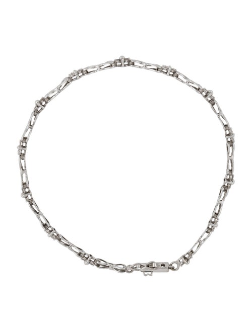 Bracelet 10K Diamond Station Bracelet