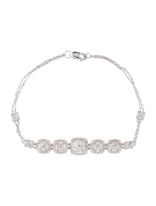 Bracelet 14K 1.02ctw Diamond Station Bracelet