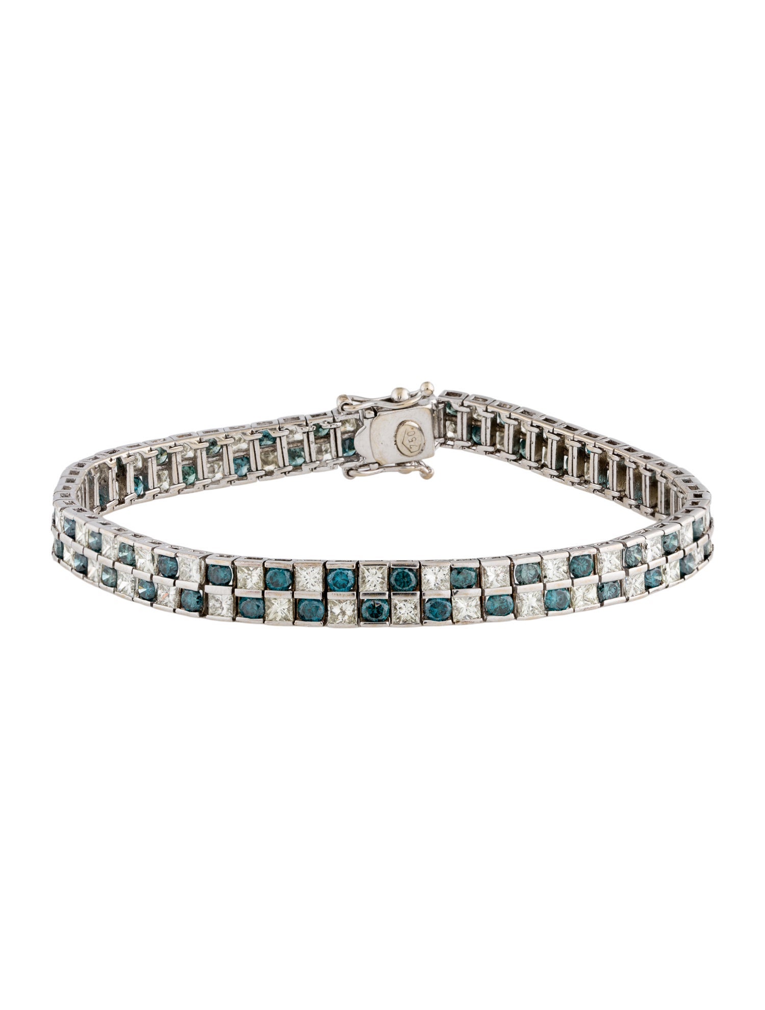 Bracelet 18K 10.89ctw Diamond Link Bracelet
