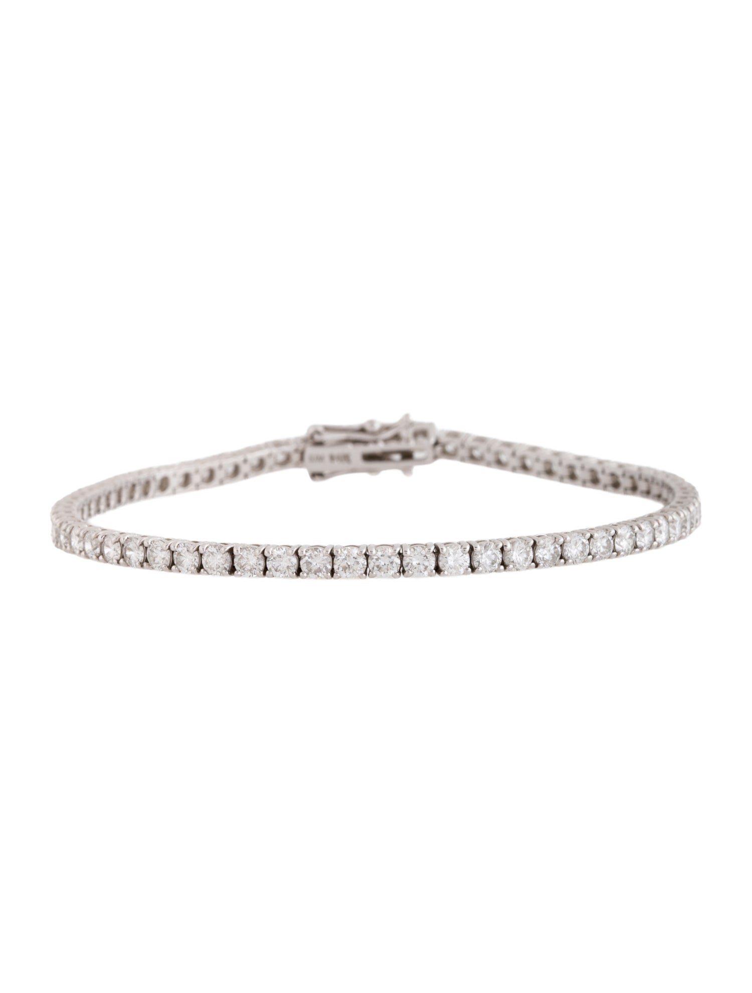Bracelet 14K 4.78ctw Diamond Tennis Link Bracelet