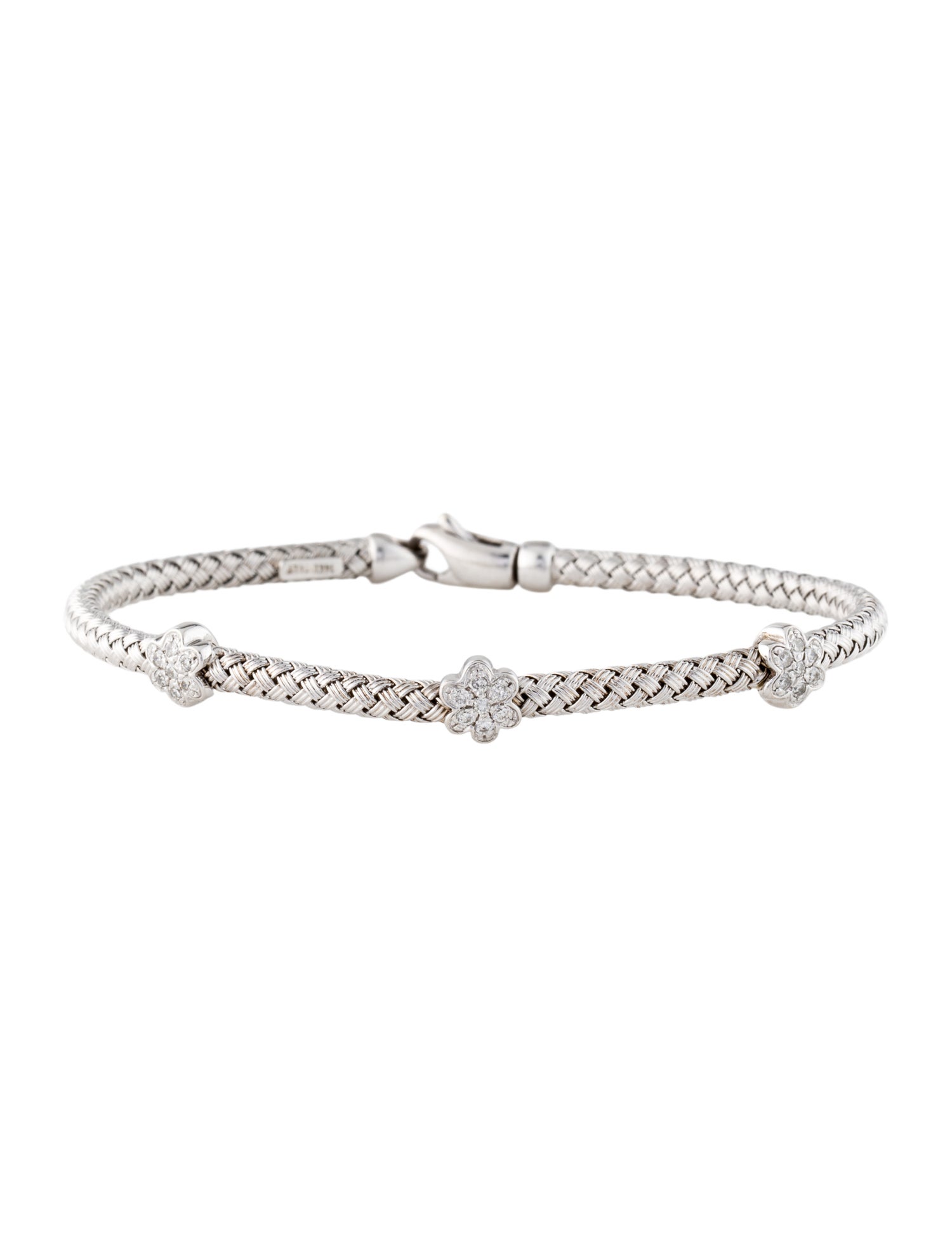 Bracelet 14K Diamond Station Bracelet