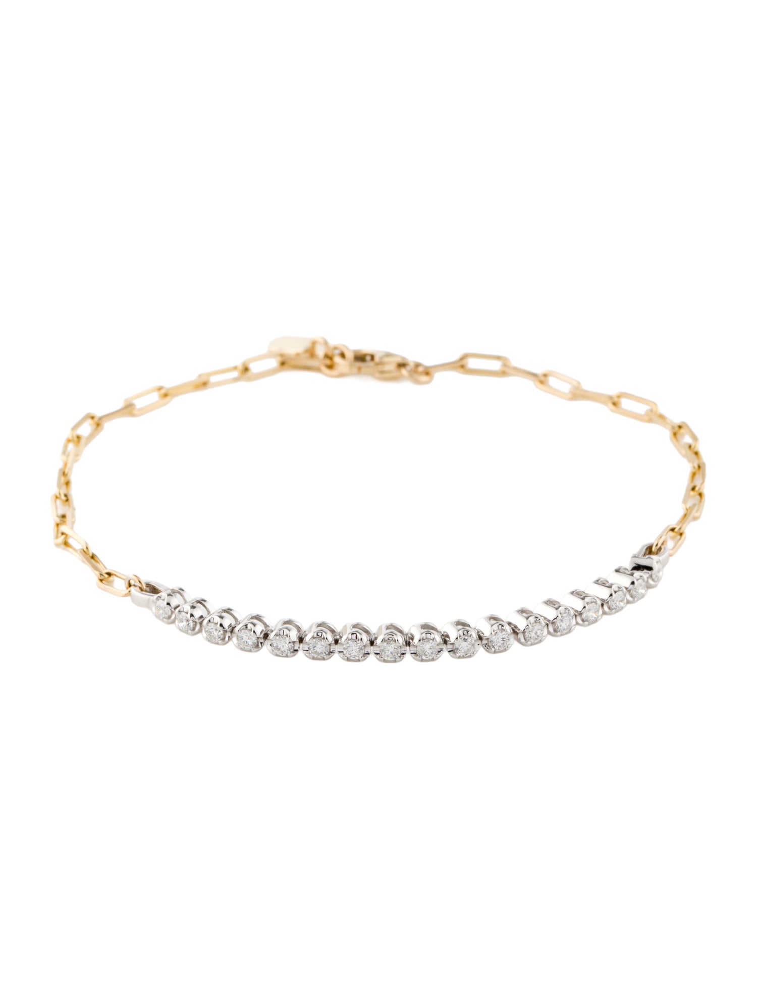 Bracelet 14K Diamond Link
