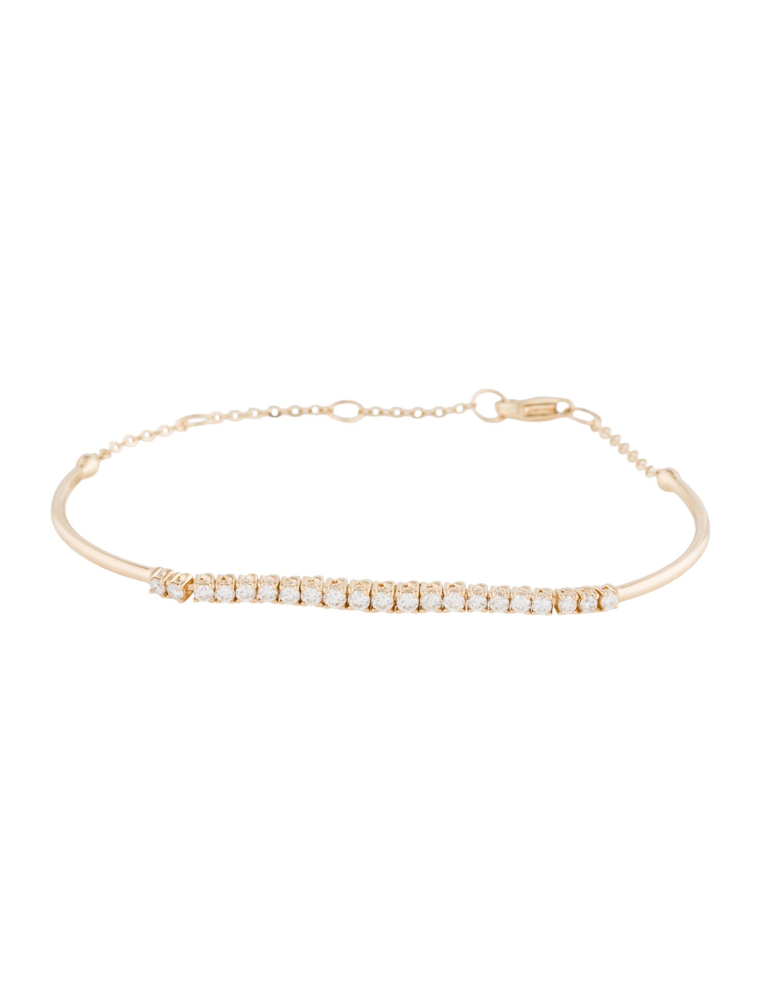 Bracelet 14K Diamond Link Bracelet