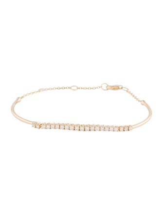 Bracelet 14K Diamond Link Bracelet