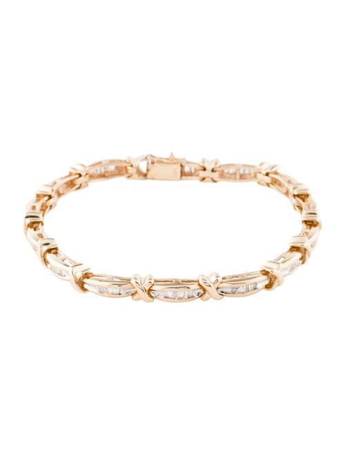 Bracelet 14K 1.00ctw Diamond Link Bracelet