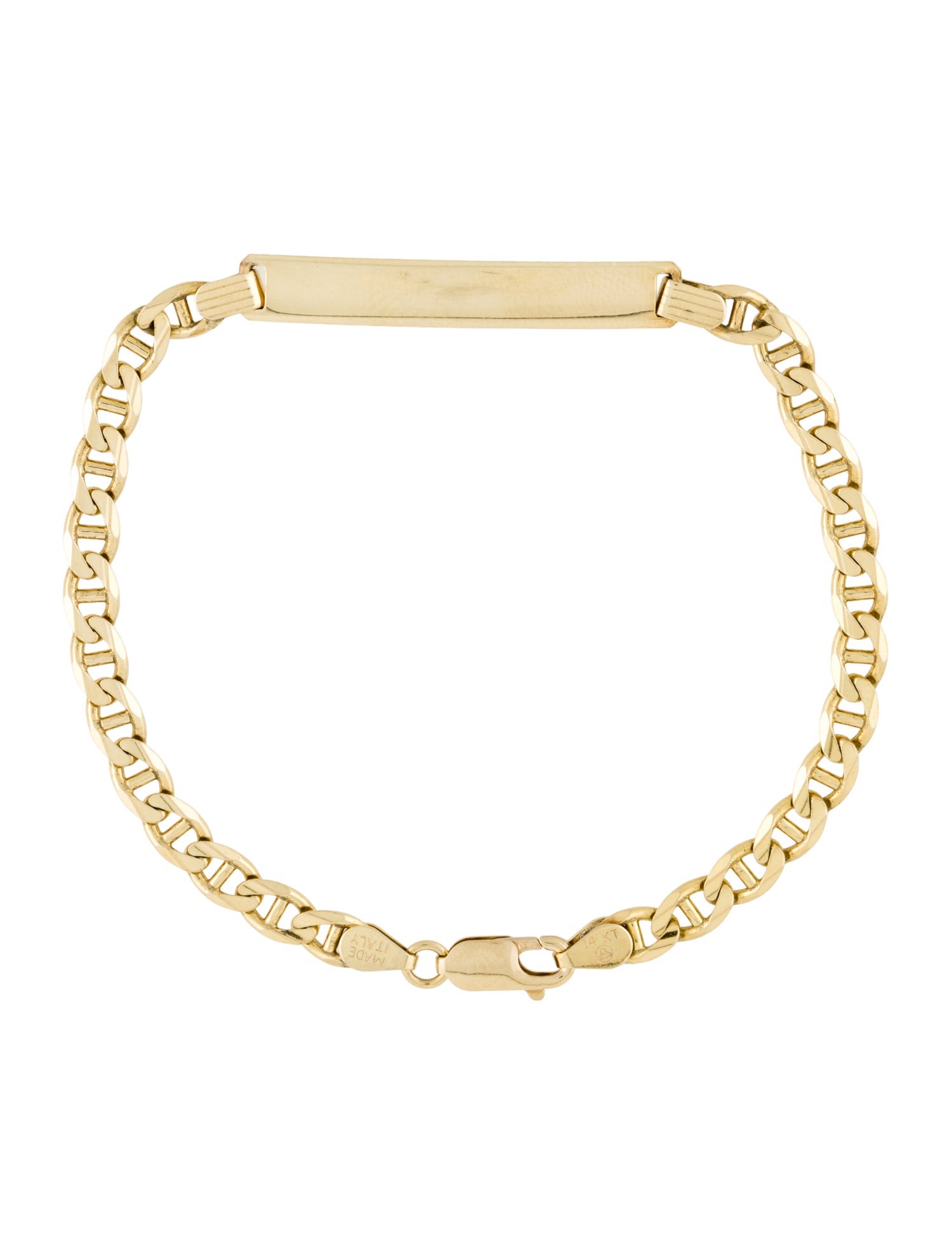 Bracelet 14K Tag Link Bracelet