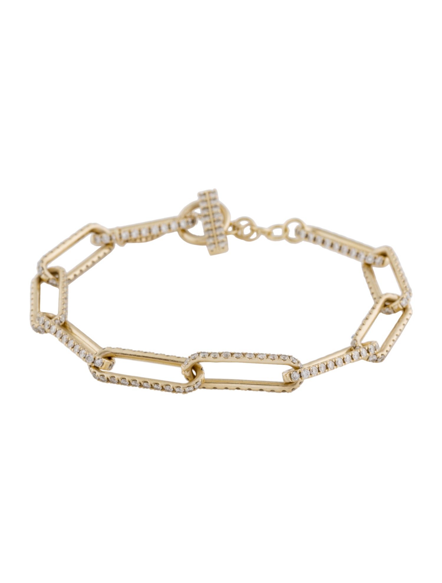 Bracelet 14K 3.84ctw Diamond Link Bracelet