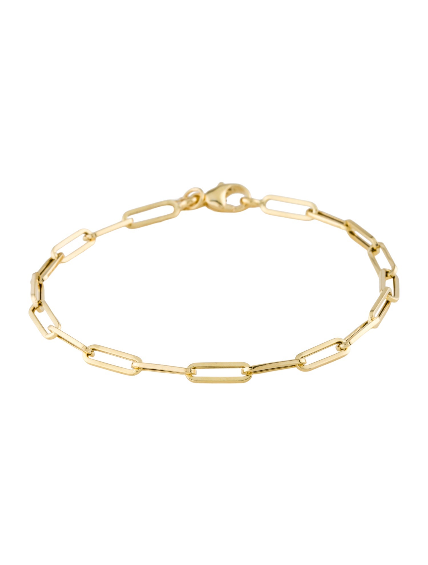 Bracelet 14K Paperclip Link