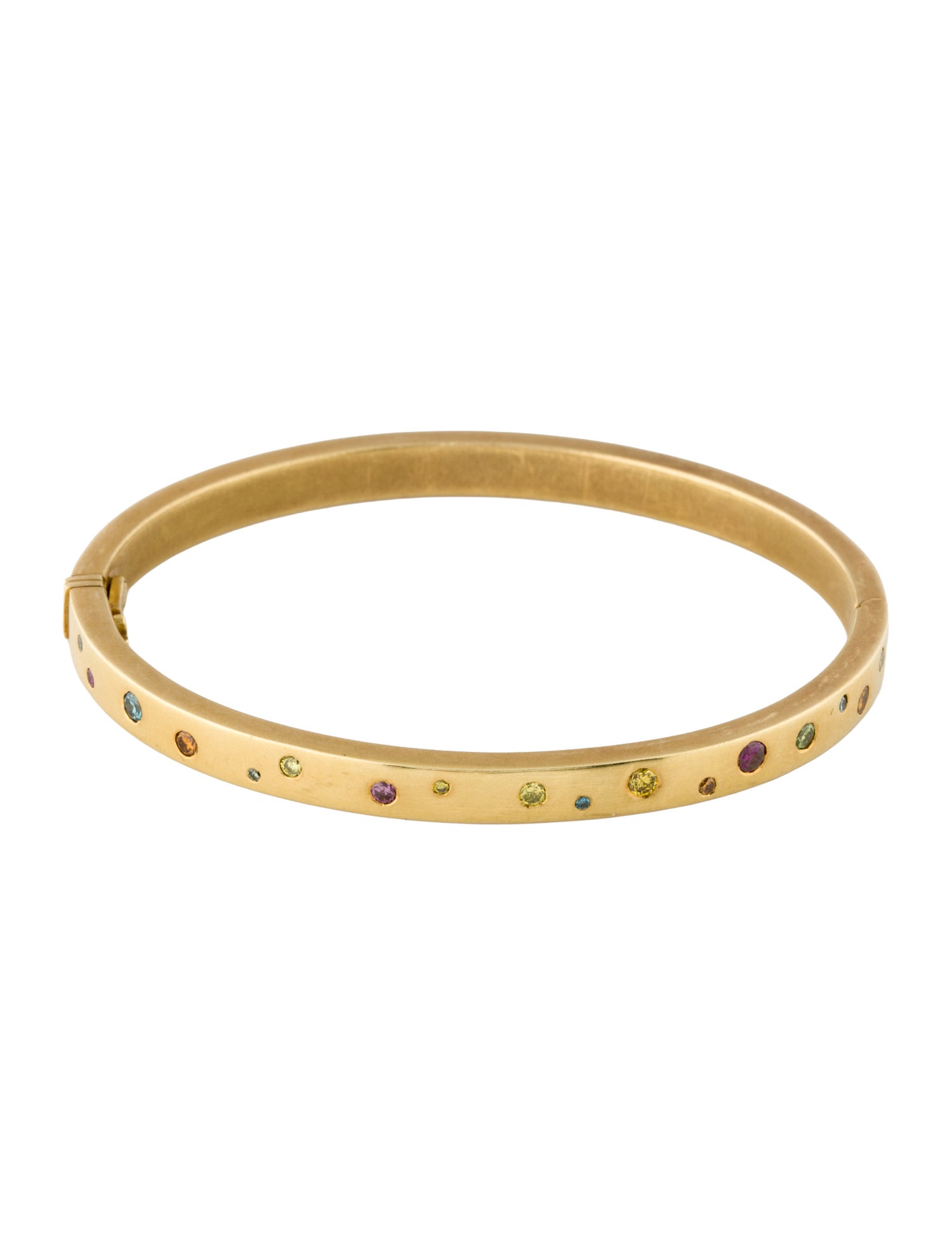 Bracelet 18K 1.01ctw Diamond Bangle Bracelet