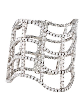 Bracelet 18K 25.01ctw Diamond Openwork Wave Bracelet