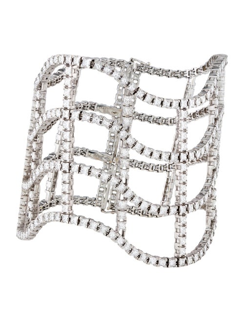 Bracelet 18K 25.01ctw Diamond Openwork Wave Bracelet