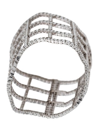 Bracelet 18K 25.01ctw Diamond Openwork Wave Bracelet