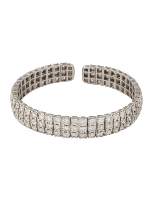 Bracelet 14K 20.00ctw Diamond Pavé Cuff