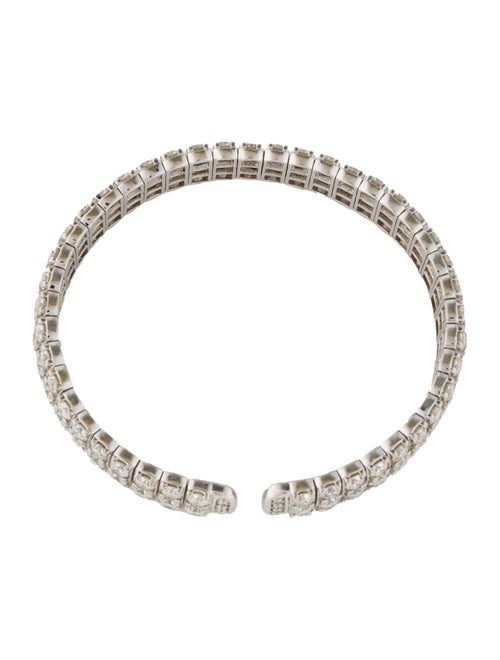 Bracelet 14K 20.00ctw Diamond Pavé Cuff