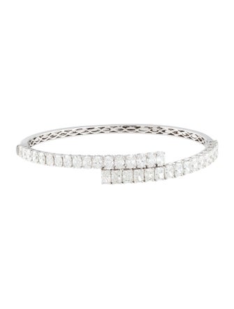Bracelet 18K 6.50ctw Diamond Bangle Bracelet