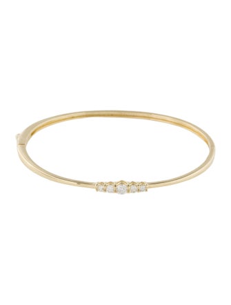 Bracelet 14K Diamond Bangle Bracelet