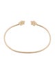 Bracelet 14K Diamond Flexible Flower Cuff Bracelet