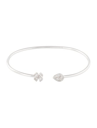 Bracelet 14K Diamond Flexible Cuff Bracelet