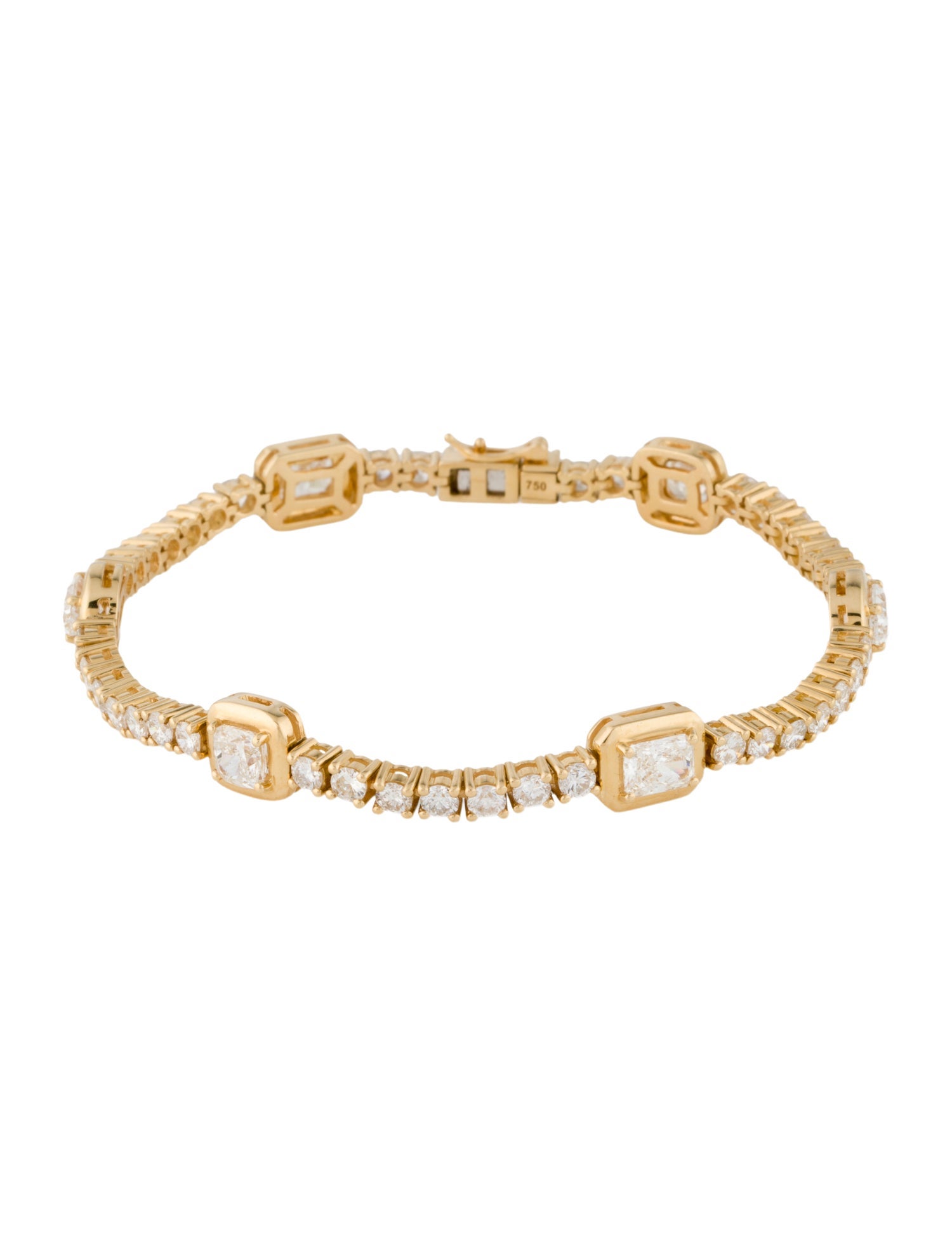 Bracelet 18K Diamond Link Bracelet
