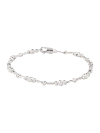 Bracelet 14K Diamond Station Bracelet