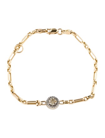 Bracelet 14K Diamond Station Bracelet