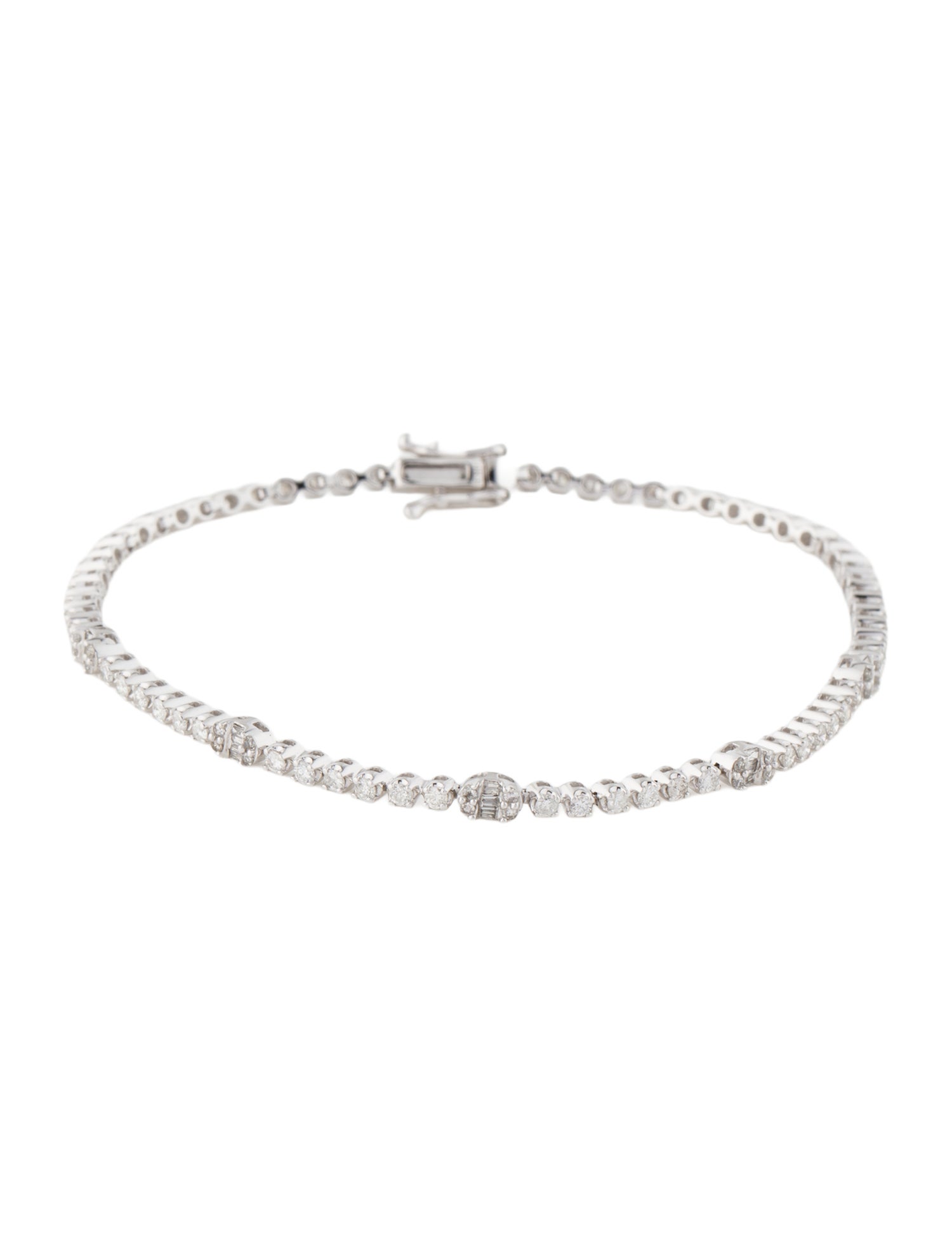 Bracelet 14K 1.28ctw Diamond Tennis Bracelet