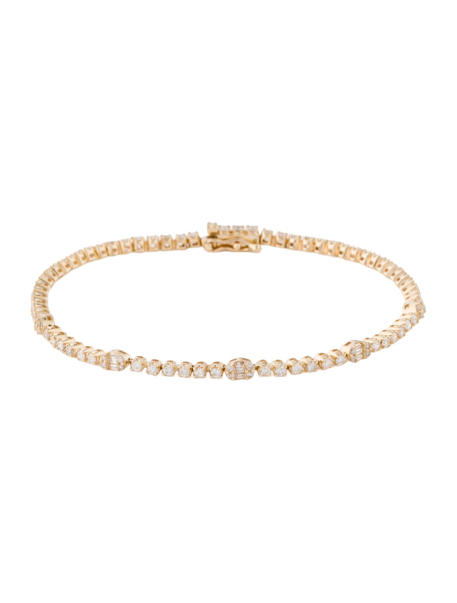 Bracelet 14K 1.30ctw Diamond Tennis Bracelet