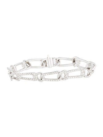 Bracelet 18K 3.73ctw Diamond Link Bracelet