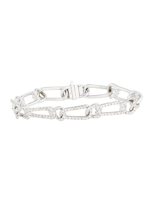 Bracelet 18K 3.73ctw Diamond Link Bracelet