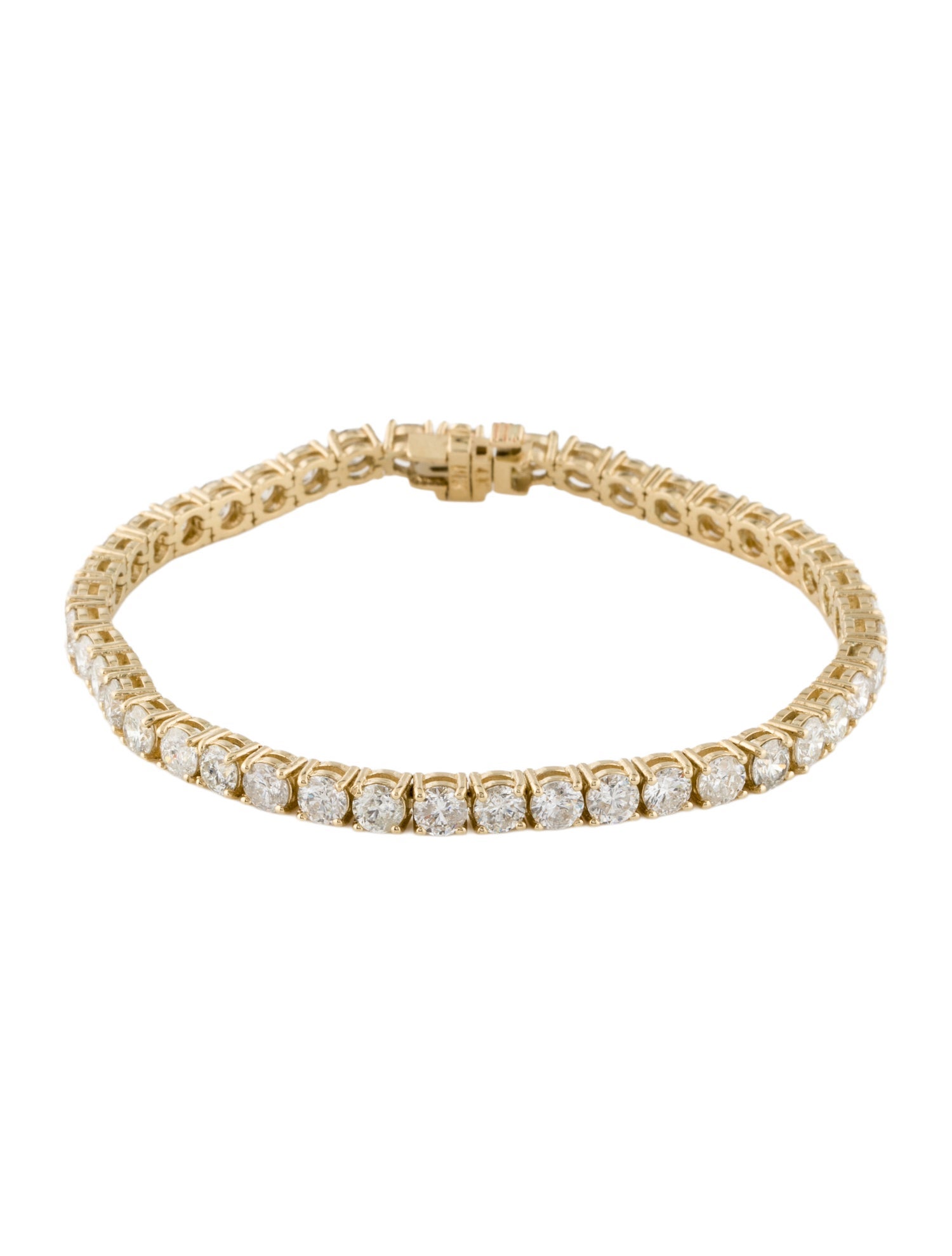 Bracelet 14K 10.32ctw Diamond Tennis Bracelet