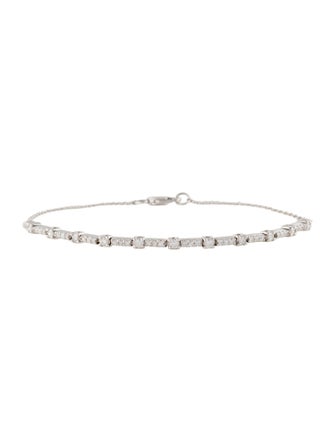 Bracelet 14K Diamond Station Link
