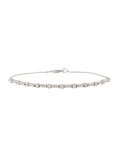 Bracelet 14K Diamond Station Link