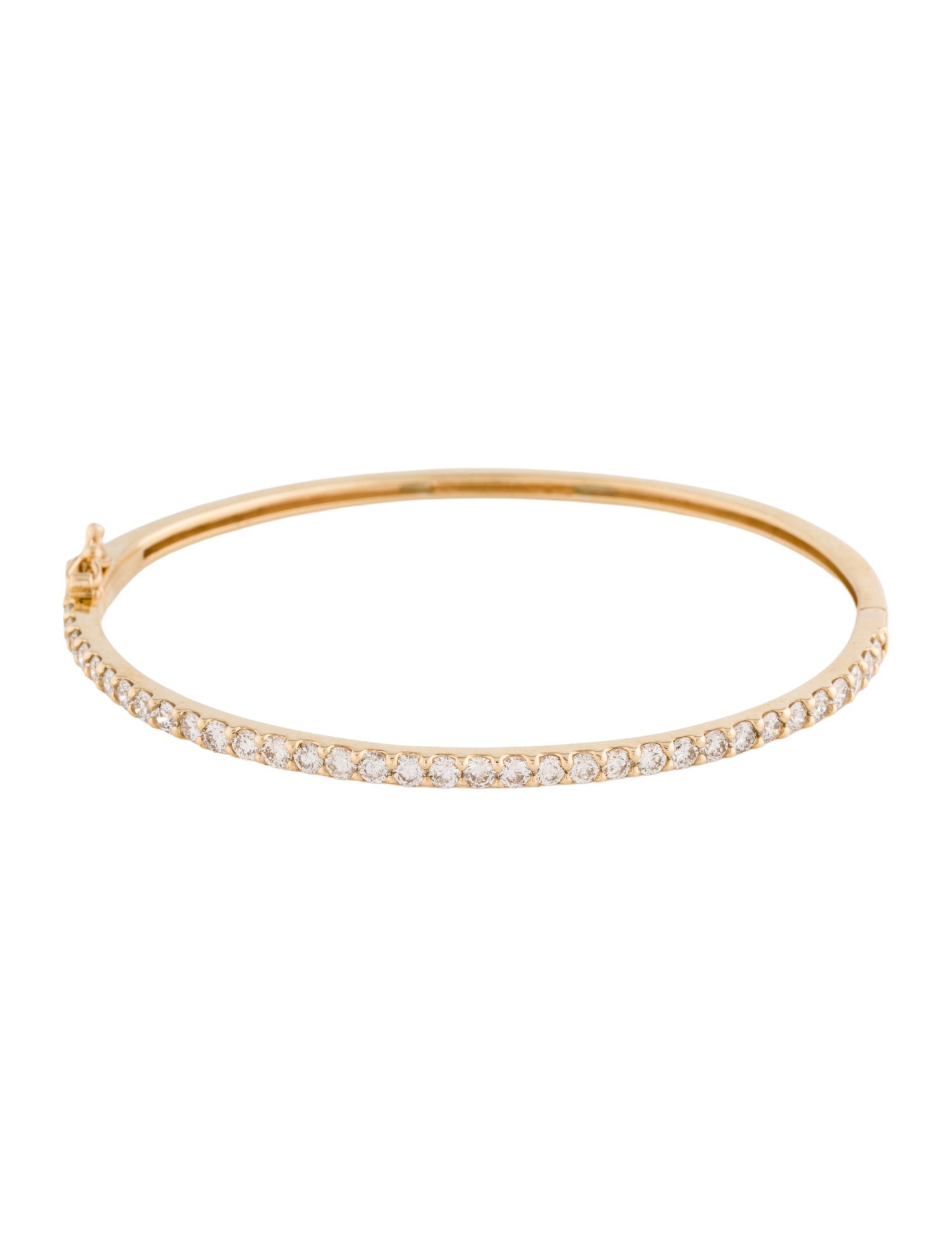 Bracelet 18K 2.21ctw Diamond Hinged Bracelet