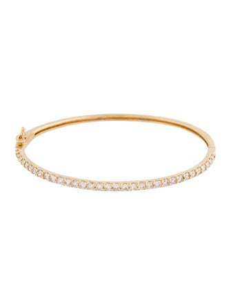 Bracelet 18K 2.21ctw Diamond Hinged Bracelet